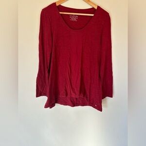 Neon Buddha-Red 3/4 Sleeve Shirt